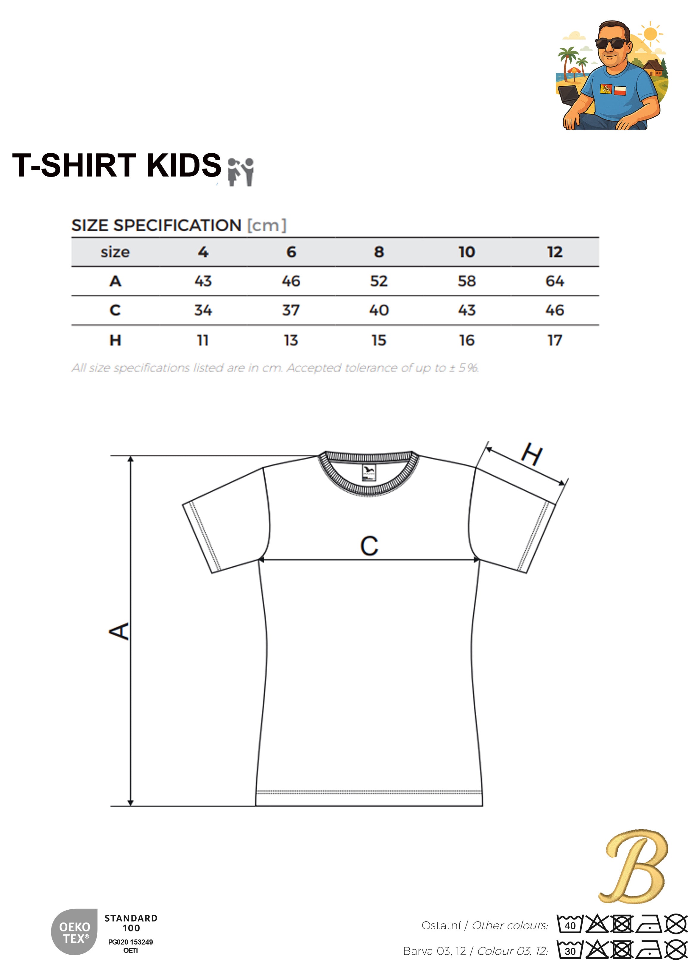 Cytryny Dziecięcy T-Shirt